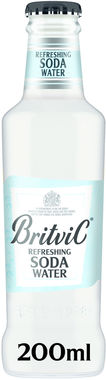 Britvic soda water 200 ml x 24